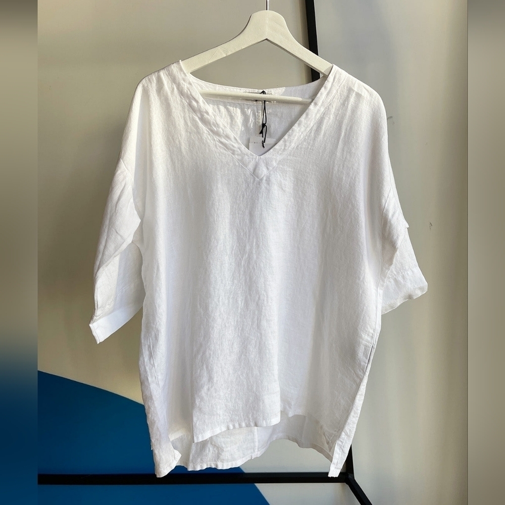 Mes Soeurs et moi Amaryllis  Linen Lagenlook top